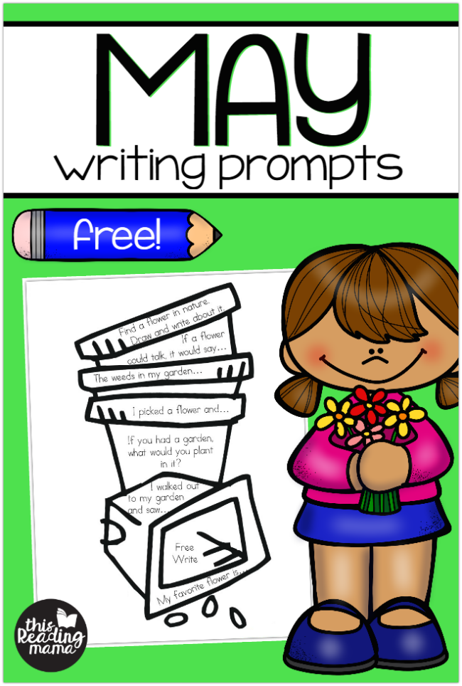 Free May Writing Prompts for K-2 Learners - This Reading Mama