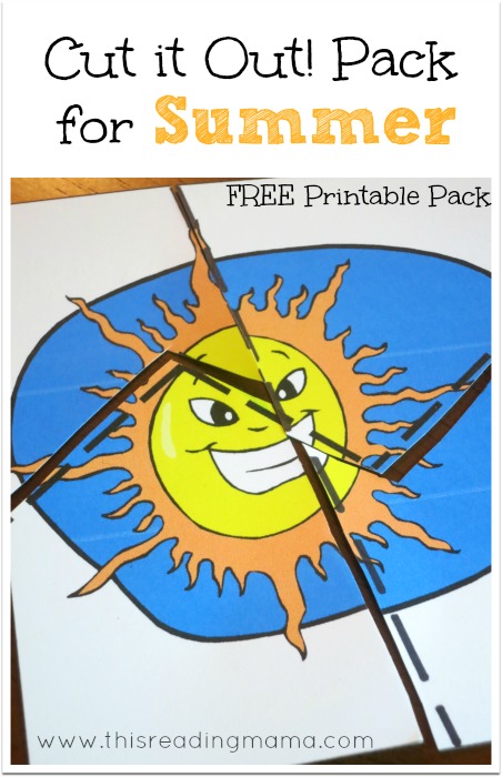 FREE Summer Cut it Out Pack - This Reading Mama