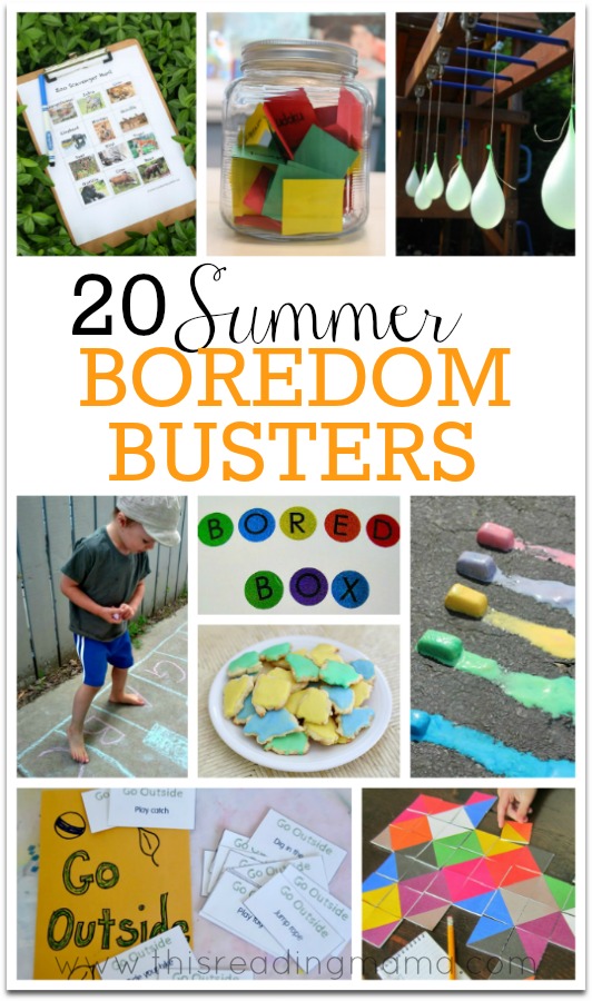 20 Summer Boredom Busters This Reading Mama