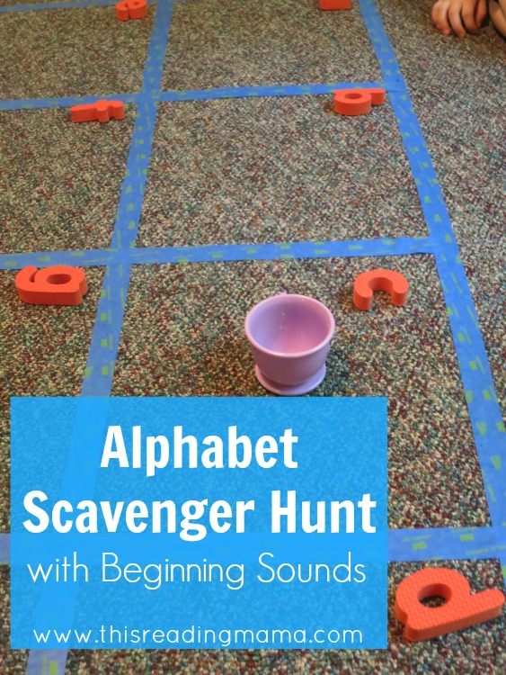 Alphabet Scavenger Hunt with Beginning Sounds - This Reading Mama
