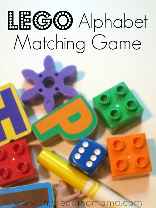 LEGO Alphabet Matching Game - This Reading Mama