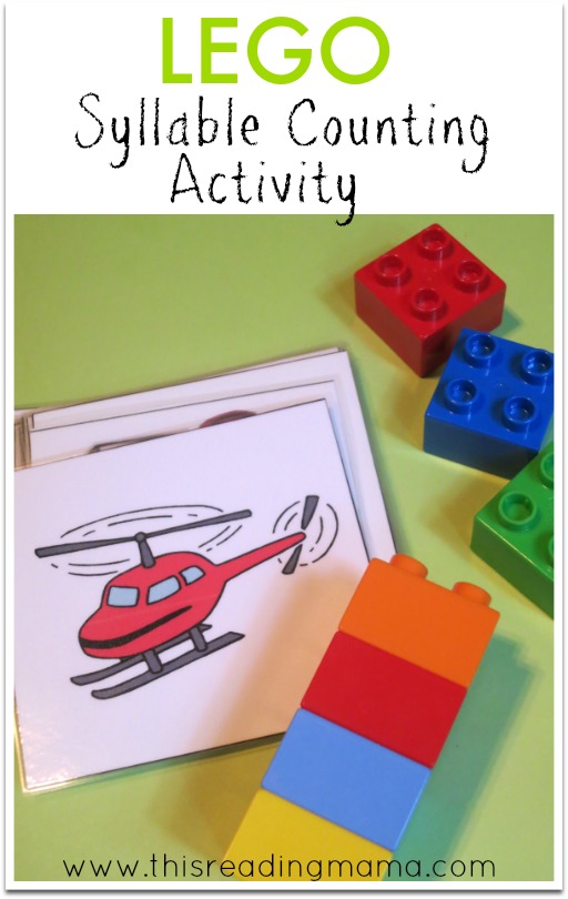 LEGO syllable counting activity - This Reading Mama