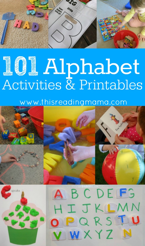 101 Alphabet Activities and Printables - This Reading Mama