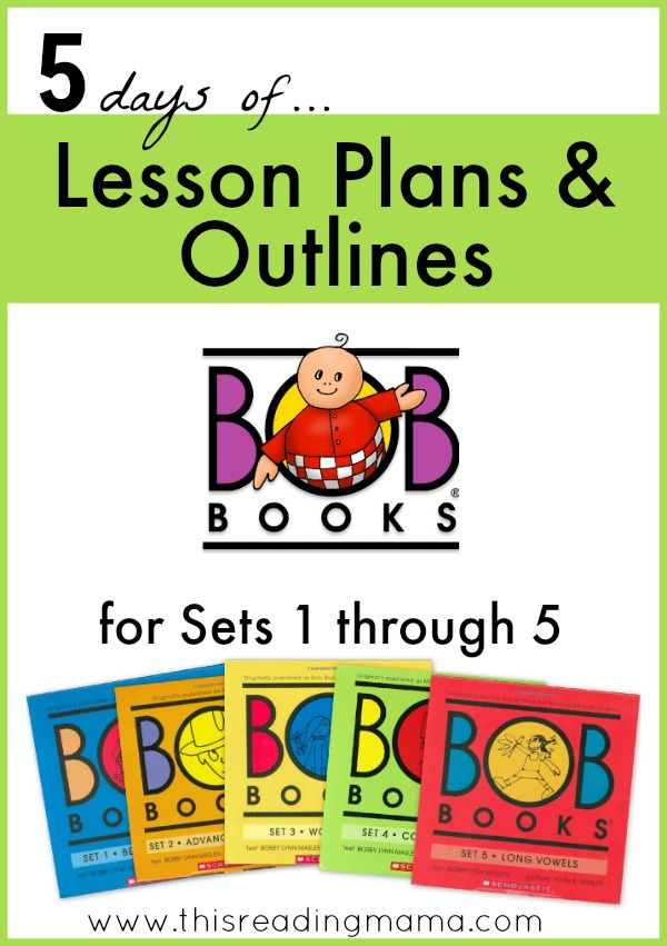 FREE Lesson Plans and Outlines for BOB Books - This Reading Mama