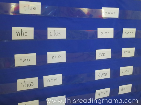 find and sort the rhyming words from poetry