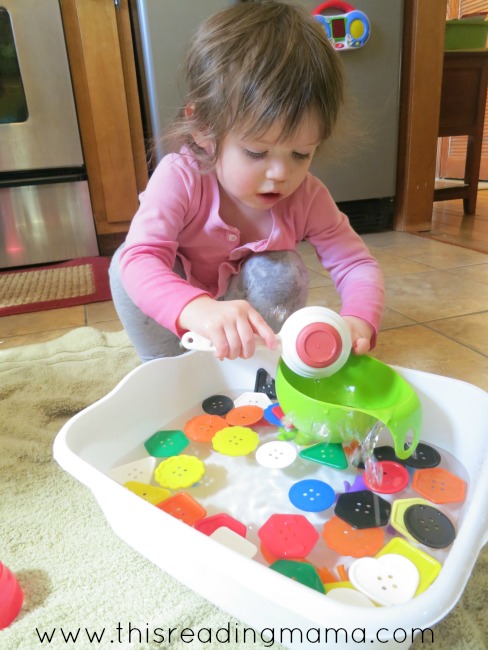 water play is a favorite toddler activity