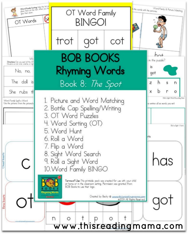 BOB Books - Rhyming Words -Book 8