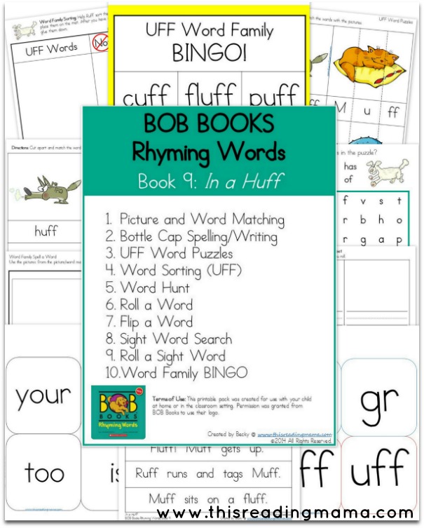 BOB Books- Rhyming Words -Book 9