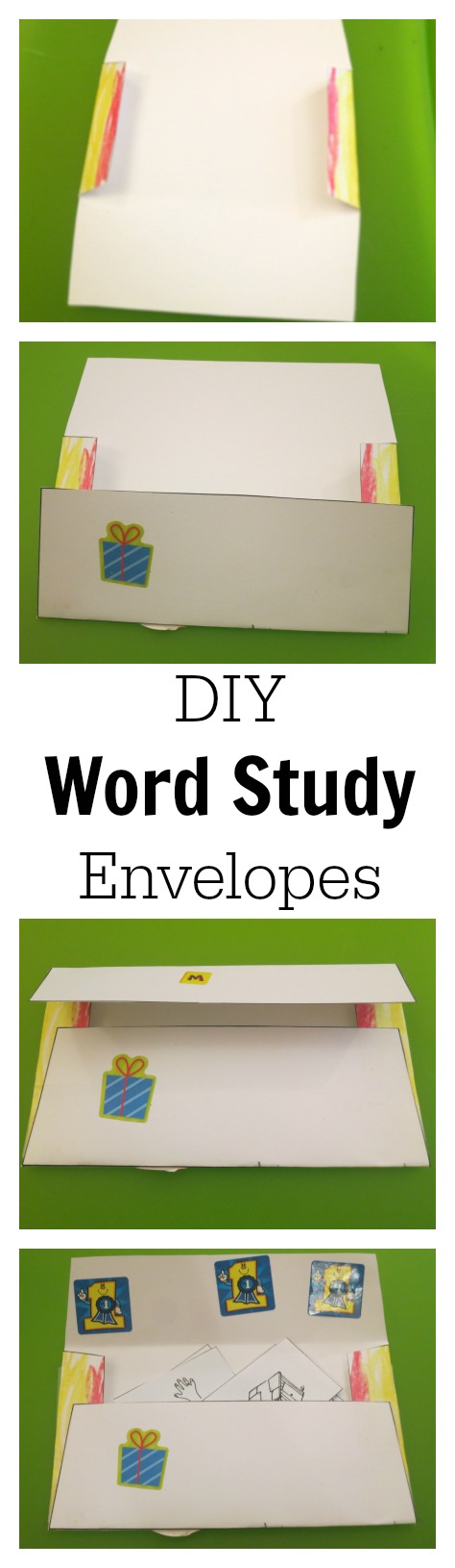 DIY Word Study Envelopes for Organization of Words-Pictures