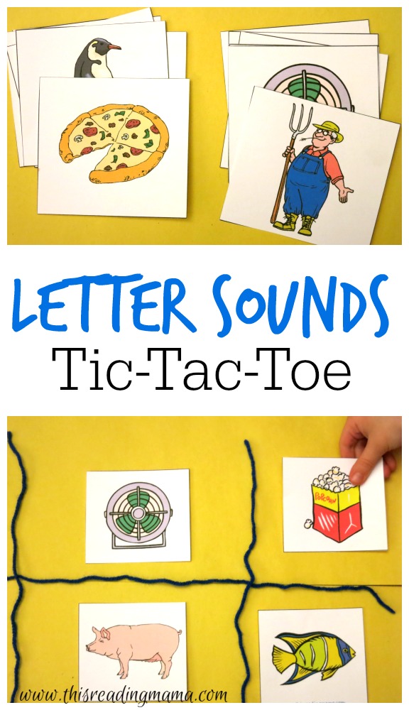 Letter Sounds Tic Tac Toe - Listening for Beginning Sounds