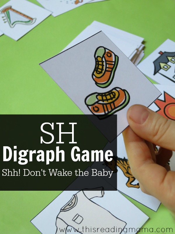 SH Digraph Game - free printable game - This Reading Mama