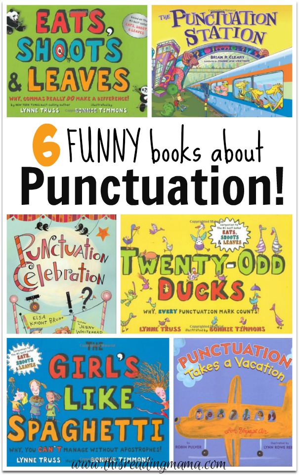 6 Funny Books About Punctuation - This Reading Mama