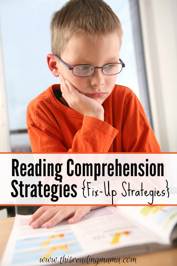 Teaching Reading Comprehension Strategies {Fix-Up Strategies}