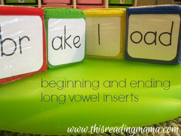 beginning and ending inserts for long vowels