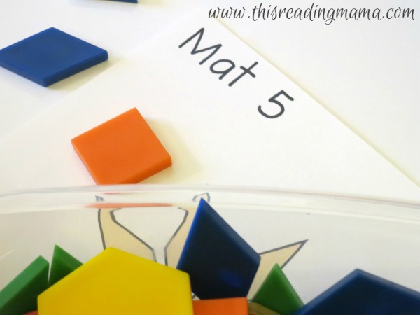 numbering the Pattern Block mats