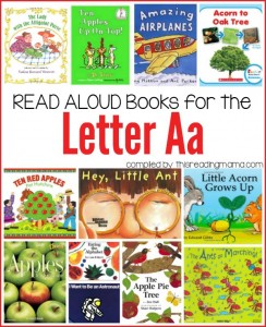 Read Aloud Books for the Letter A