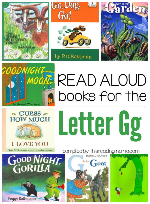 Letter G Books Read Alouds for the Letter G