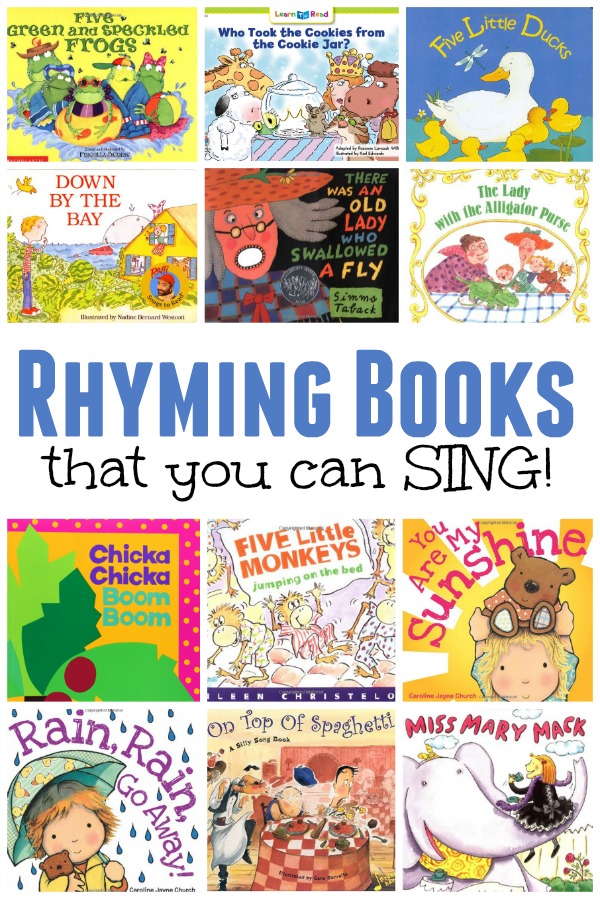 Rhyming Books that You Can Sing - This Reading Mama