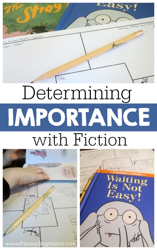 Determining Importance with Fiction - This Reading Mama