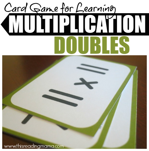 Multiplication Doubles Card Game - This Reading Mama