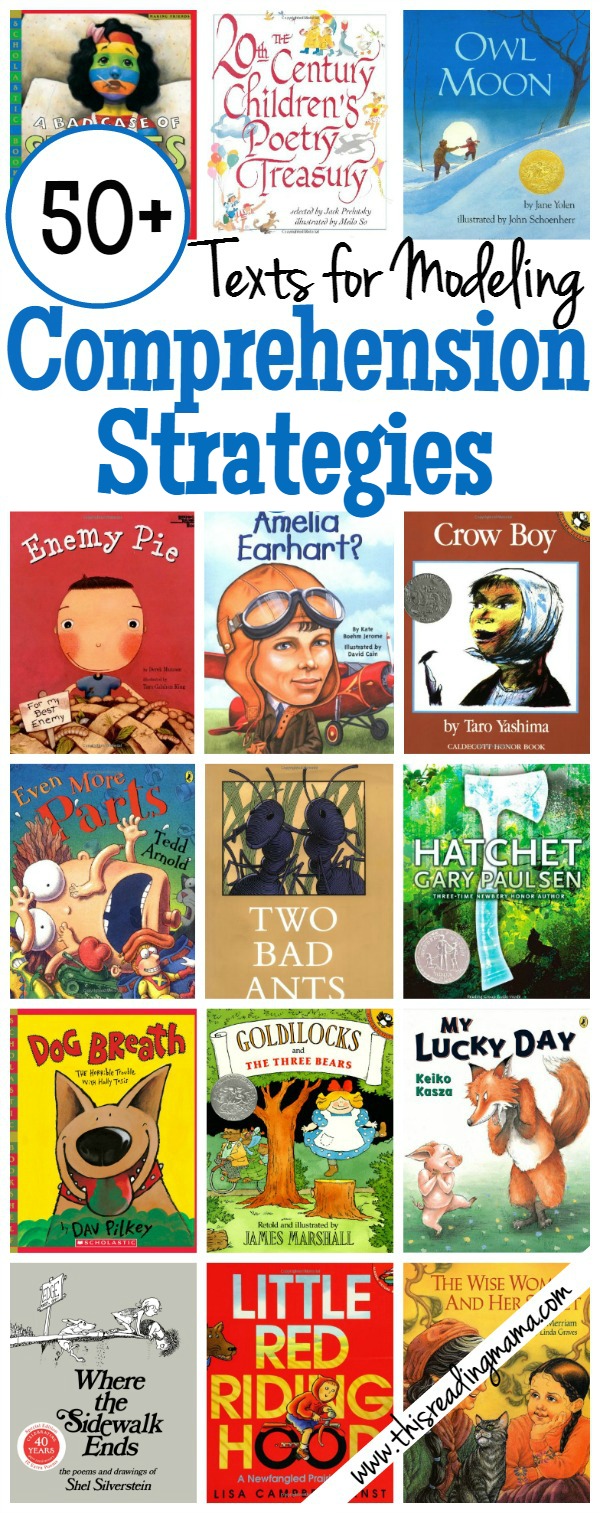 50+ Texts for Modeling Comprehension Strategies - This Reading Mama