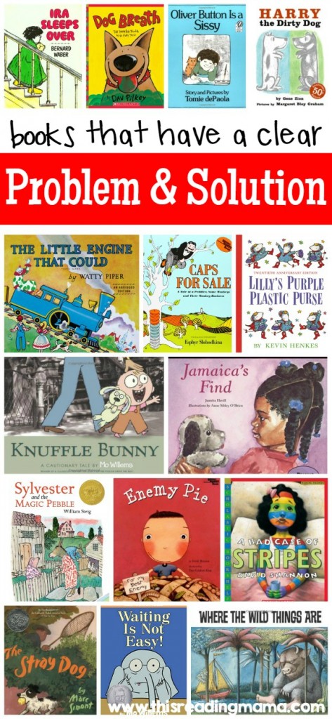 Books that Have a Clear Problem and Solution Text Structure - This Reading Mama