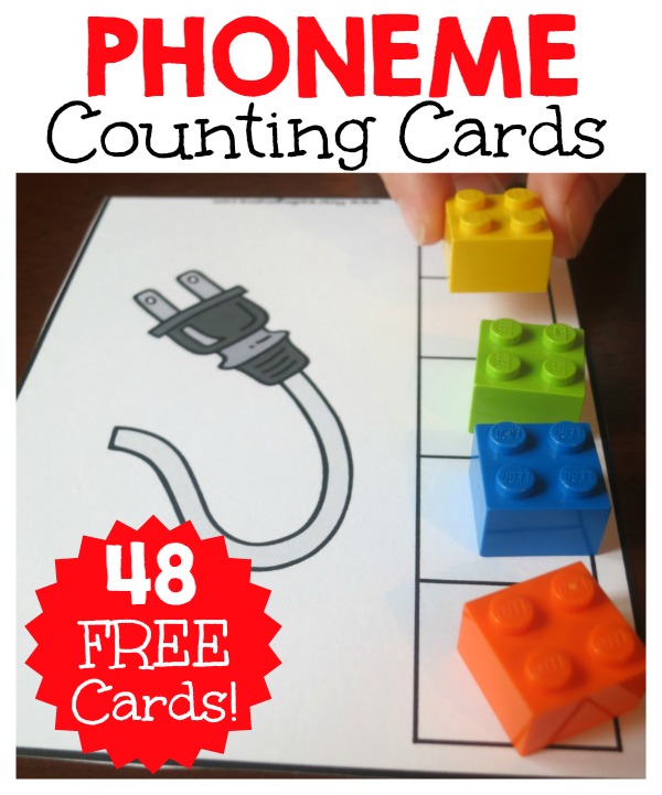 FREE Phoneme Counting Cards - This Reading Mama