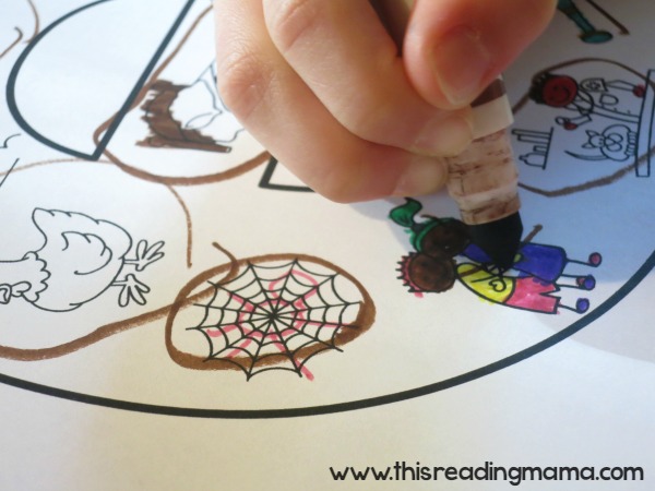 correcting the short vowel sound coloring sheet together