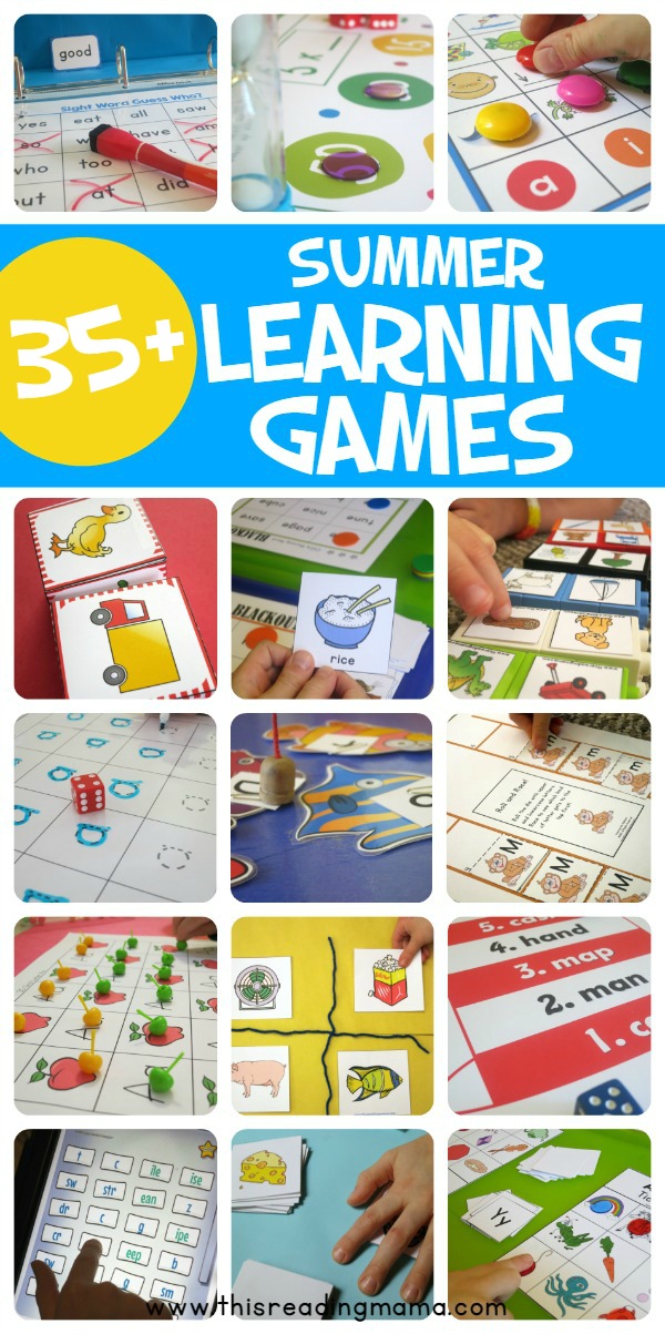 35+ Summer Learning Games
