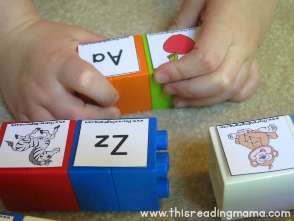 matching letter with beginning letter sound