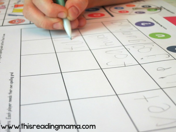 spelling short vowel words with spin and spell
