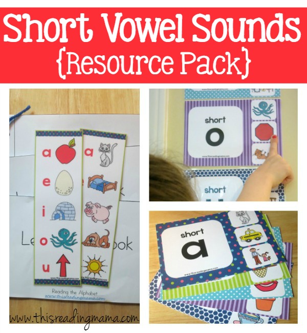 Short Vowel Sounds Resource Pack - This Reading Mama