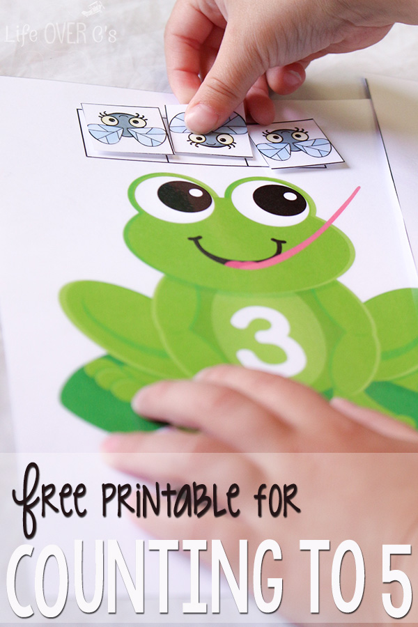 FREE Printable for Counting to 5 | Life Over C's for This Reading Mama