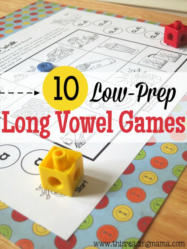 10 FREE Low-Prep Long Vowel Games - CVCe Pattern - This Reading Mama
