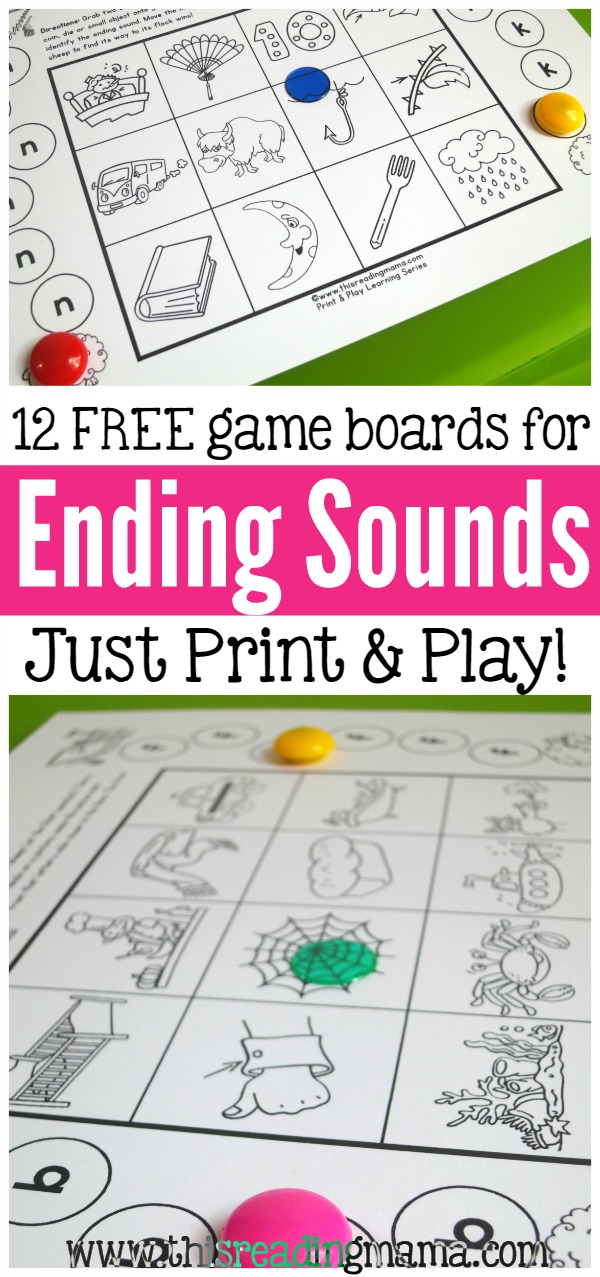 12 FREE Ending Sounds Games - Just Print and Play - This Reading Mama.jpg