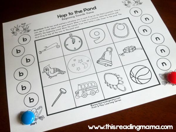 beginning sounds game with 1 player - start