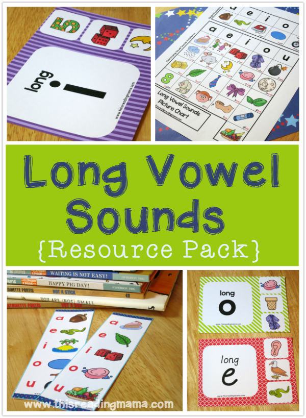 Long Vowel Sounds Resource Pack - This Reading Mama