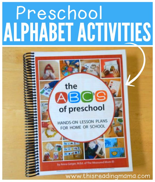 Preschool Alphabet Resources - a HUGE go-to resource for teaching the alphabet
