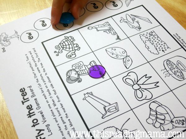 More Long Vowel Game Boards - Print and Play