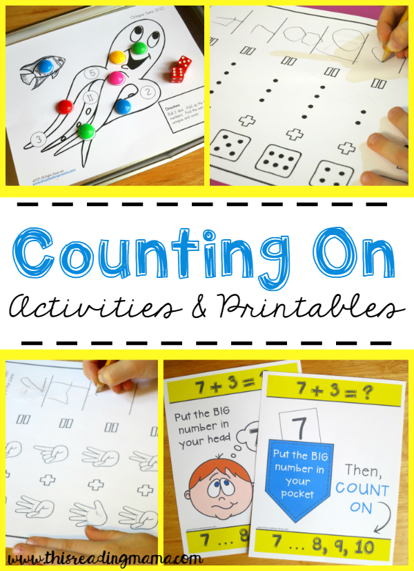 Counting On Activities and Printables