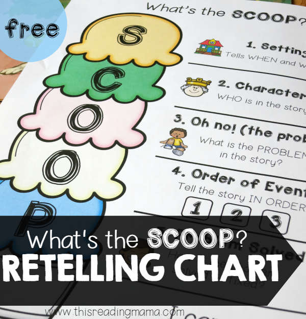 SCOOP retelling chart for stories