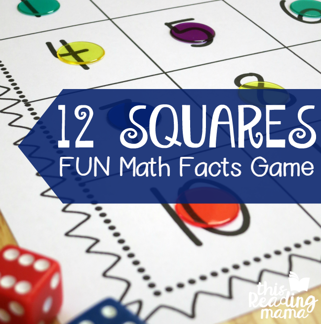 Fun Game for Practicing Math Facts {FREE} - This Reading Mama