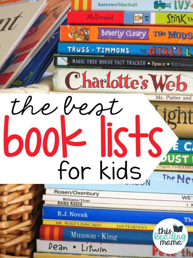 The Best Book Lists for Kids and Teachers - This Reading Mama