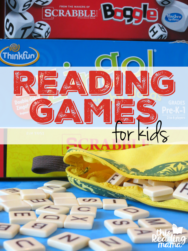 Reading Games for Kids - Board Games that Build Reading Skills - This Reading Mama