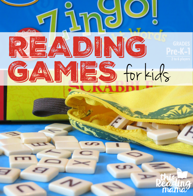 Reading Games for Kids - a list of board games that build reading skills - This Reading Mama