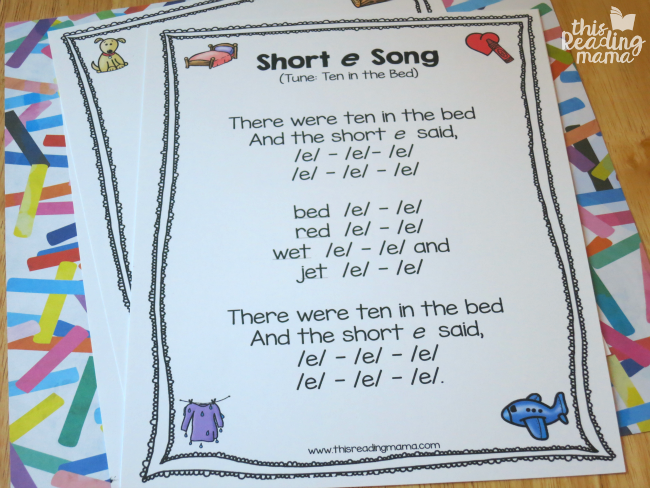 short e vowel song