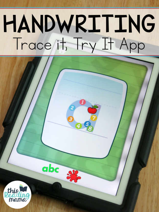 Trace It, Try It Handwriting App