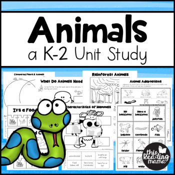 Animals Unit Study for K-2 Learners - This Reading Mama