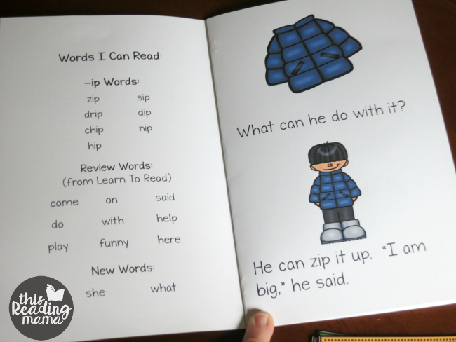 FREE IP Word Family Book - This Reading Mama
