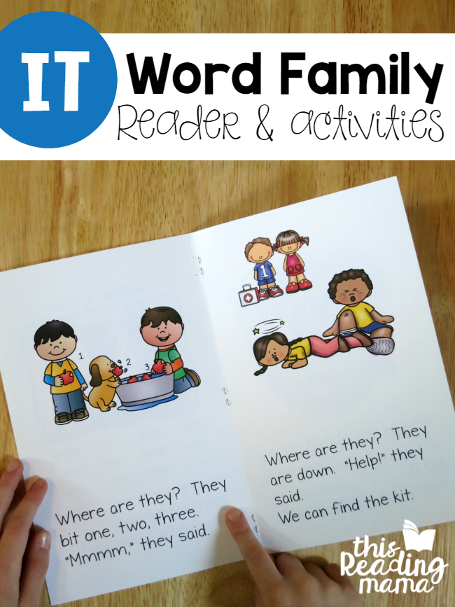 IT Word Family Reader and Activities from Learn to Read - This Reading Mama